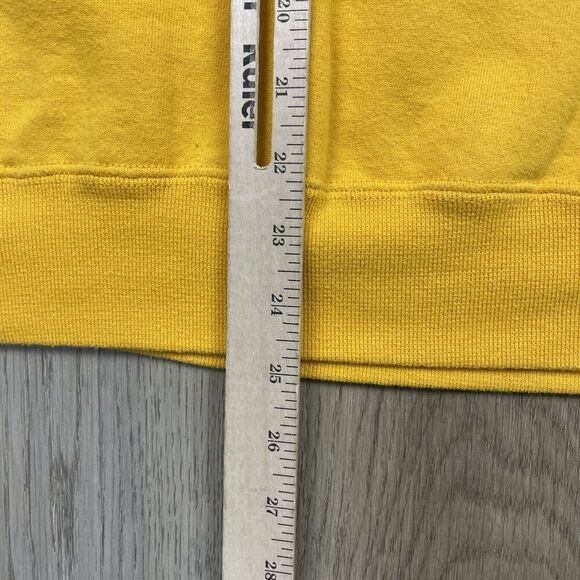 Vintage Russell Athletic Sweatshirt Mens Large Yellow Crewneck Pullover USA 90s - Picture 13 of 14